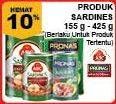 Promo Harga ABC/ PRONAS Sardines 155-425g  - Giant