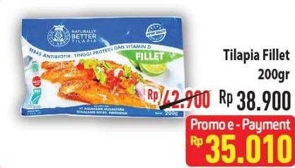 Promo Harga Ikan Nila Tilapia Fillet 200 gr - Hypermart