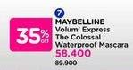Promo Harga Maybelline Colossal Volume Express Mascara  - Watsons