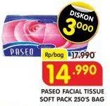 Promo Harga PASEO Facial Tissue Soft 250 pcs - Superindo