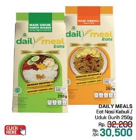Promo Harga Daily Meal Eats Beras Nasi Kebuli, Uduk Gurih 250 gr - LotteMart