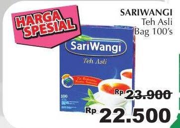 Promo Harga Sariwangi Teh Asli 100 pcs - Giant