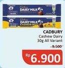 Promo Harga CADBURY Dairy Milk Cashew Nut 30 gr - Alfamidi