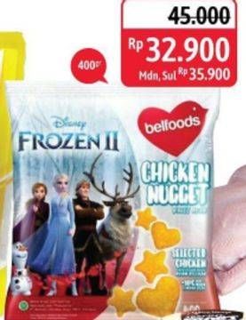 Promo Harga BELFOODS Nugget Frozen II 400 gr - Alfamidi