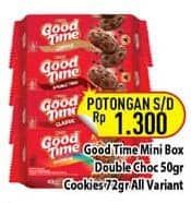 Promo Harga Good Time Cookies Chocochips All Variants 72 gr - Hypermart