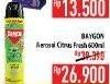 Promo Harga BAYGON Insektisida Spray Citrus Fresh 600 ml - Hypermart