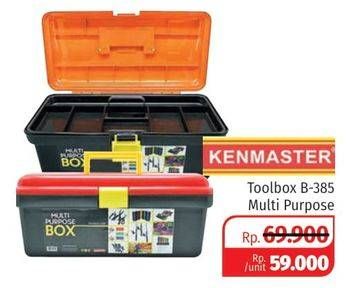Promo Harga KENMASTER toolbox B385 Multi Purpose  - Lotte Grosir