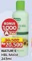 Promo Harga Natur-e Hand Body Lotion Daily Nourishing Moisturizing 245 ml - Alfamart