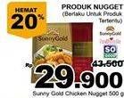 Promo Harga SUNNY GOLD Chicken Nugget 500 gr - Giant