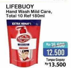 Promo Harga LIFEBUOY Hand Wash Total 10, Mild Care 180 ml - Alfamart
