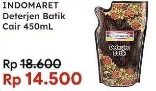 Promo Harga INDOMARET Detergent Cair Batik 450 ml - Indomaret