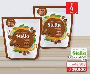 Promo Harga STELLA All In One Caffe Latte 42 gr - Lotte Grosir