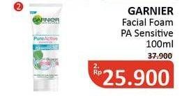 Promo Harga GARNIER Pure Active Sensitive Cleansing Gel 100 ml - Alfamidi