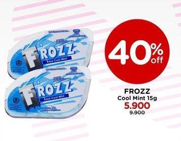 Promo Harga FROZZ Candy Cool Mint 15 gr - Watsons