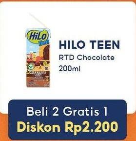 Promo Harga Hilo Teen Chocolate 250 gr - Indomaret