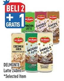 Promo Harga Del Monte Latte 240 ml - Hypermart