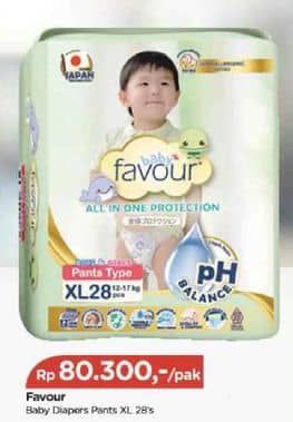 Promo Harga Favour Baby Diapers Premium Pants XL28 28 pcs - TIP TOP