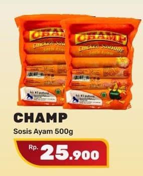 Promo Harga Champ Sosis Ayam 500 gr - Yogya