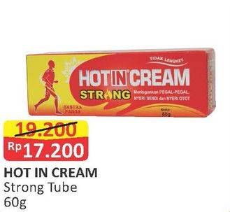 Promo Harga HOT IN Cream Strong 60 gr - Alfamart