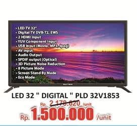 Promo Harga Polytron PLD 32V1853 Digital LED TV  - Hari Hari