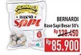 Promo Harga Bernardi Bakso Sapi Besar 50 pcs - Hypermart