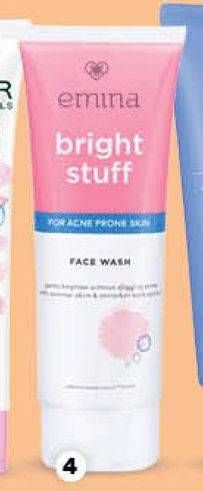 Promo Harga EMINA Bright Stuff Face Wash Acne Prone 100 ml - Guardian