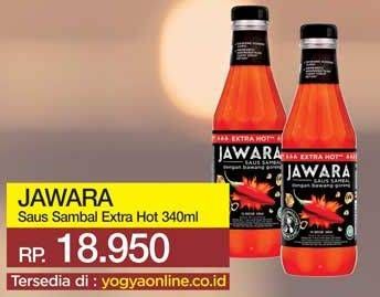 Promo Harga JAWARA Sambal Extra Hot 330 ml - Yogya