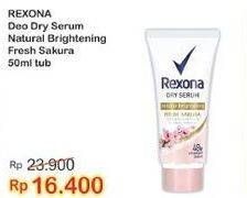 Promo Harga REXONA Dry Serum Fresh Sakura 50 ml - Indomaret