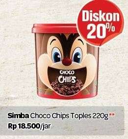 Promo Harga SIMBA Cereal Choco Chips 220 gr - Carrefour