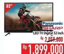 Promo Harga Panasonic / Sharp Led TV 32"  - Hypermart