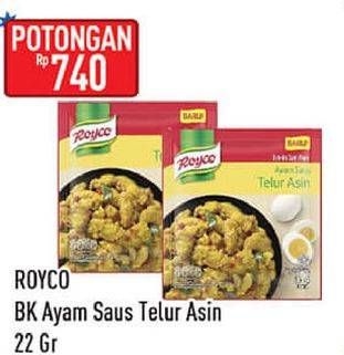 Promo Harga ROYCO Bumbu Siap Pakai Ayam Saus Telur Asin 22 gr - Hypermart