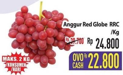 Promo Harga Anggur Red Globe RRC  - Hypermart
