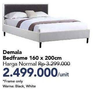 Promo Harga Bed Frame Demala 160x200cm  - Carrefour