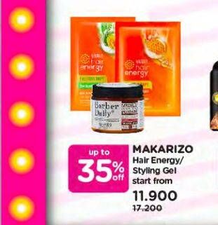 Promo Harga MAKARIZO Hair Energy/ Styling Gel  - Watsons