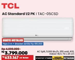 Promo Harga TCL TAC-05CSD/XA  - COURTS