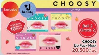 Promo Harga Choosy Hydrogel Lip Mask  - Guardian