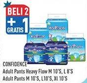 Promo Harga CONFIDENCE Adult Pants Heavy Flow M10, L8 / Adult Pants M10, L10, XL10  - Hypermart