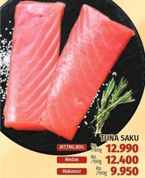 Promo Harga Tuna Saku per 100 gr - LotteMart