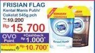 Promo Harga Frisian Flag Susu Kental Manis Cokelat, Putih 545 gr - Indomaret