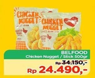 Promo Harga Belfoods Favorite Chicken Stick/ Nugget  - TIP TOP
