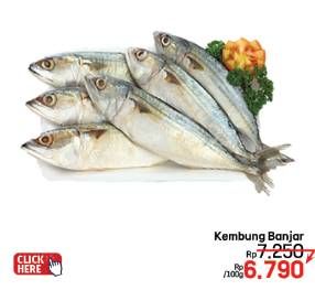 Promo Harga Ikan Kembung Banjar per 100 gr - LotteMart