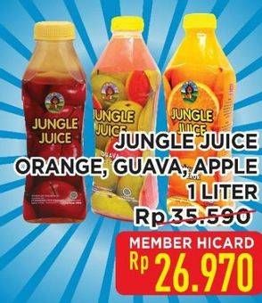 Promo Harga Diamond Jungle Juice Orange, Apple, Guava 1000 ml - Hypermart