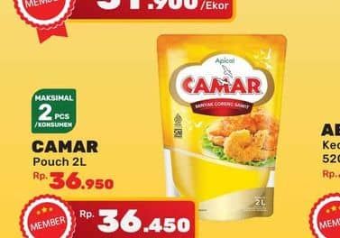 Promo Harga Camar Minyak Goreng 2000 ml - Yogya