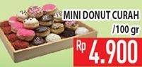 Promo Harga Assorted Mini Doughnut per 100 gr - Hypermart