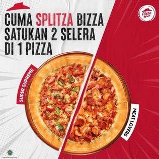 Promo Harga PIZZA HUT Pizza Super Supreme, Meat Lovers  - Pizza Hut