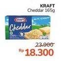 Promo Harga KRAFT Cheese Cheddar 165 gr - Alfamidi