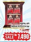 Promo Harga Kapal Api Kopi Bubuk Special per 20 sachet 6 gr - Hypermart