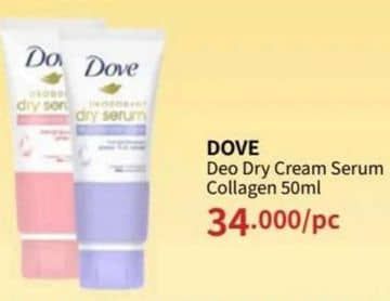 Promo Harga Dove Deodorant Dry Serum 50 ml - Guardian