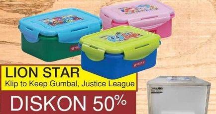 Promo Harga LION STAR Klip To Keep Gumbal, Justice League  - Yogya