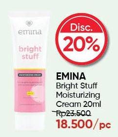 Promo Harga EMINA Bright Stuff Moisturizing Cream 20 ml - Guardian